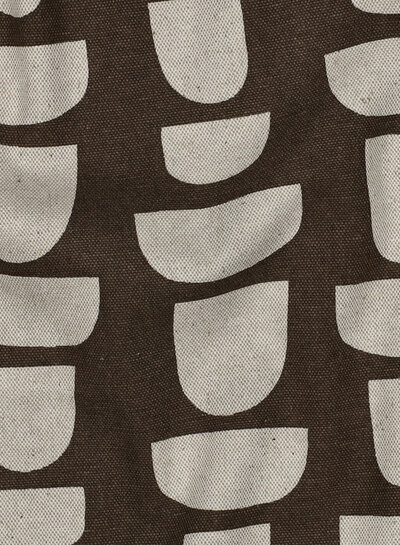 graphic walnut - linnen look canvas