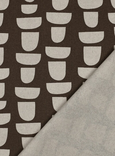graphic walnut - linnen look canvas