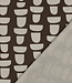 graphic walnut - linnen look canvas