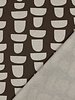 graphic walnut - linnen look canvas