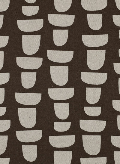 graphic walnut - linnen look canvas