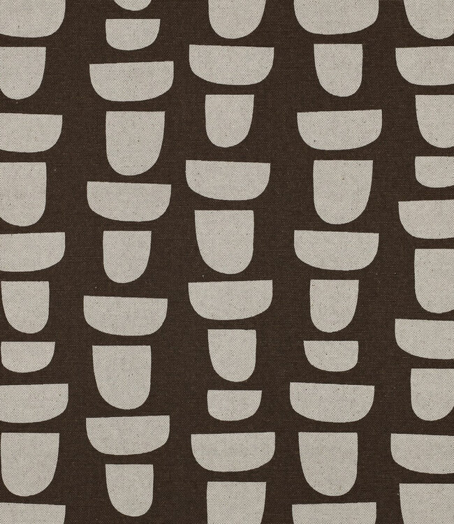 graphic walnut - linnen look canvas