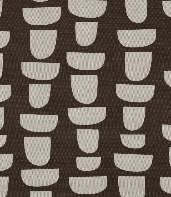 graphic walnut - linnen look canvas