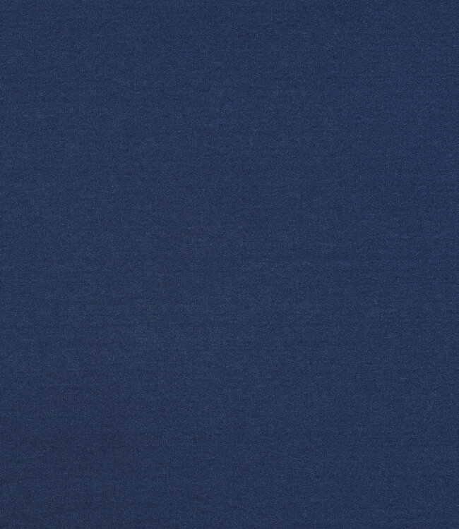 Poppy fabrics blauw denim look - french terry