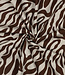 zebra walnut - linnen look canvas