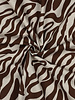 zebra walnut - linnen look canvas