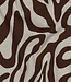 zebra walnut - linnen look canvas