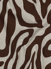 zebra walnut - linnen look canvas
