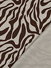 zebra walnut - linnen look canvas