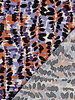 Poppy fabrics abstract print lilac - cotton viscose