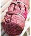 Poppy fabrics Oilily style roze - gematelasseerde katoen - stepper