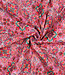 Poppy fabrics Oilily style roze - gematelasseerde katoen - stepper