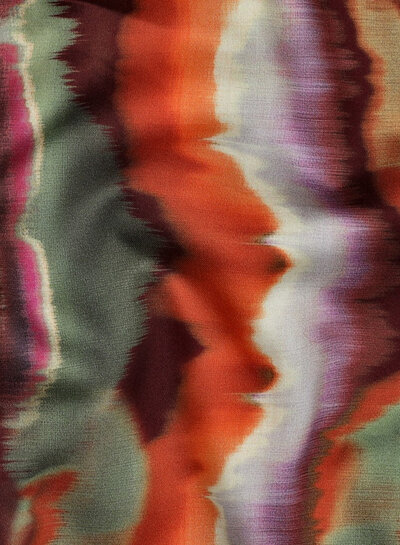 Poppy fabrics multicolor abstract stripes - cotton satin