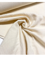 tetra double gauze gebroken wit - 160 cm breedte