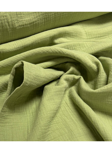 Tetra Double Gauze soft green - 160 cm width
