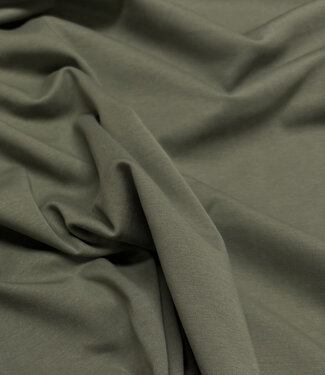 Madeline gekamde katoen interlock / tricot  - groen