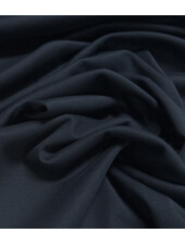 Madeline combed cotton interlock / jersey - navy blue