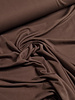 Madeline gekamde katoen interlock / tricot  - bruin