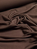 Madeline gekamde katoen interlock / tricot  - bruin