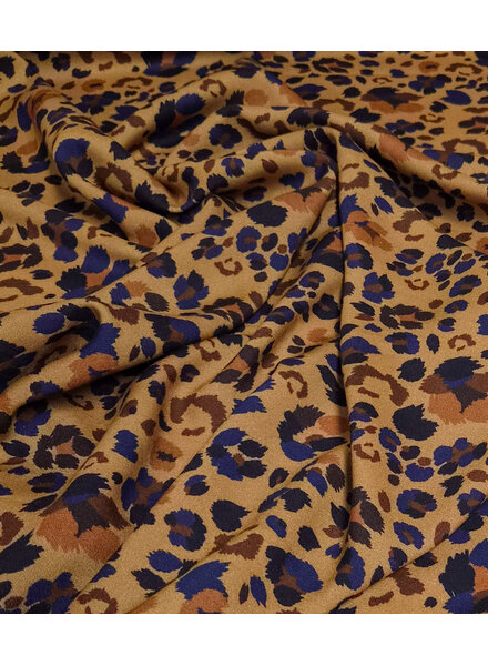 Madeline leopard brown blue - viscose