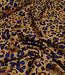Madeline leopard bruin blauw - viscose
