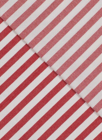 red striped - beautiful denim / twill gabardine