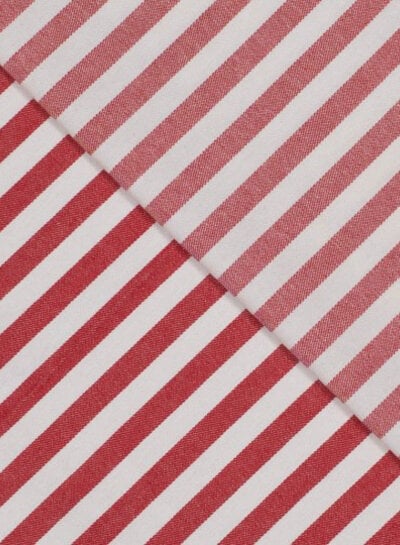 red striped - beautiful twill gabardine