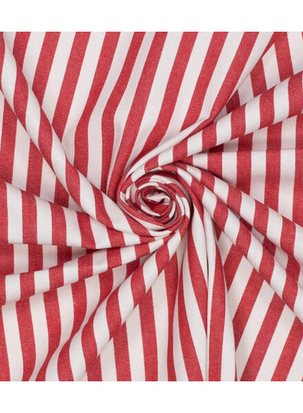 red striped - beautiful denim / twill gabardine