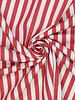 red striped - beautiful denim / twill gabardine