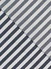 jeansblauw gestreept -  prachtige twill gabardine