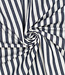 jeansblauw gestreept -  prachtige Denim / twill gabardine