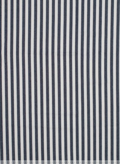 jeansblauw gestreept -  prachtige twill gabardine