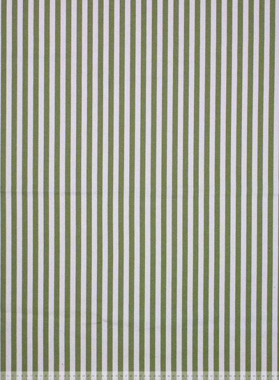 groen gestreept -  prachtige denim / twill gabardine