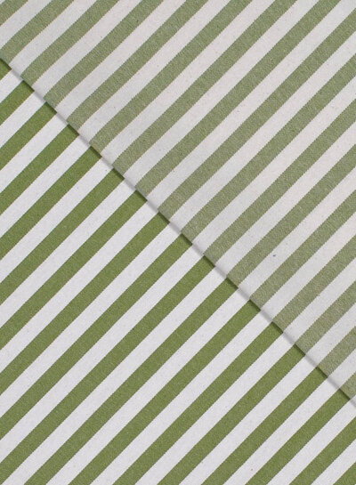 groen gestreept -  prachtige denim / twill gabardine