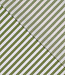 groen gestreept -  prachtige denim / twill gabardine