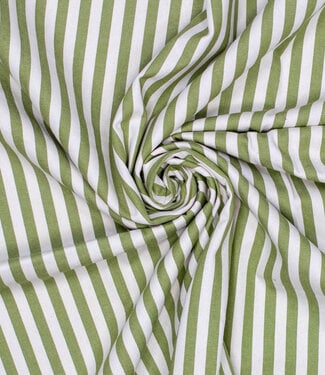 green striped - beautiful denim / twill gabardine