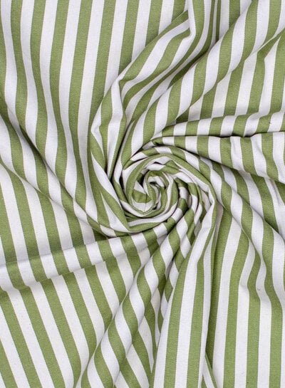 green striped - beautiful denim / twill gabardine