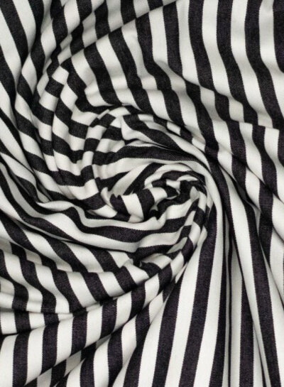 anthracite striped - beautiful denim / twill gabardine
