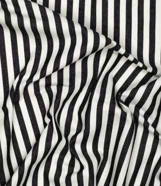 anthracite striped - beautiful denim / twill gabardine