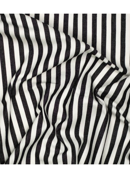 anthracite striped - beautiful denim / twill gabardine