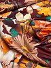 Marylene Madou flower garden rusty  - prachtige print op zachte popeline katoen