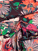 Marylene Madou flower garden burgundy  - prachtige print op zachte popeline katoen