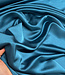 A la Ville petrolgroen - satijn viscose - qualité haute couture