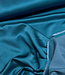 A la Ville petrolgroen - satijn viscose - qualité haute couture