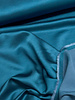 A la Ville petrolgroen - satijn viscose - qualité haute couture