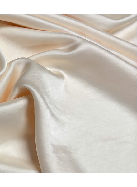 A la Ville off-white - satin viscose - haute couture quality