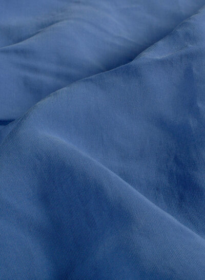 jeansblauw - sandwashed viscose