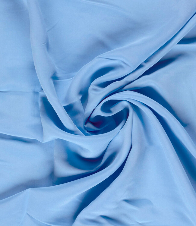 lichtblauw - sandwashed viscose