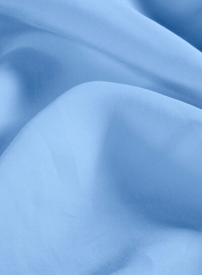 lichtblauw - sandwashed viscose
