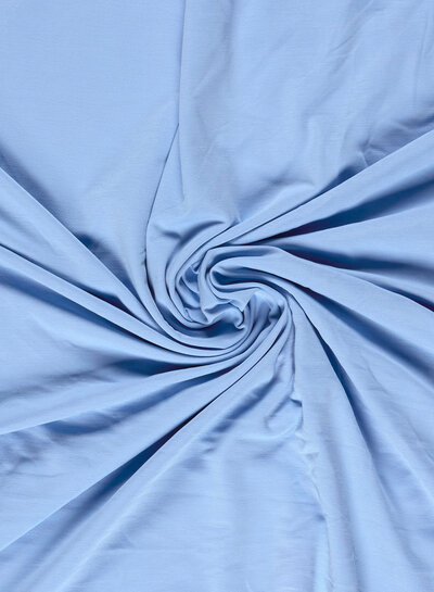 light blue - sandwashed viscose jersey